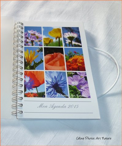 Agenda de poche 2015 de Céline Photos Art Nature