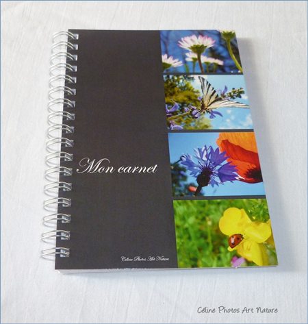 Carnet de notes fleuri de Céline Photos Art Nature 