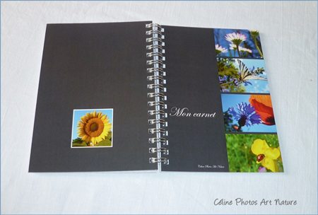 Carnet de notes fleuri de Céline Photos Art Nature 