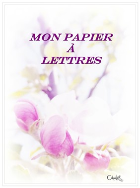 Motif du papier à lettres de Céline Photos Art Nature