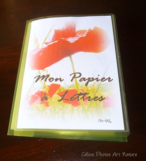 Papier à Lettres Champ de coquelicots de Céline Photos Art Nature