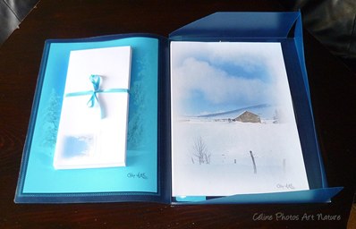Papier à Lettres Paysages de neige de Céline Photos Art Nature 
